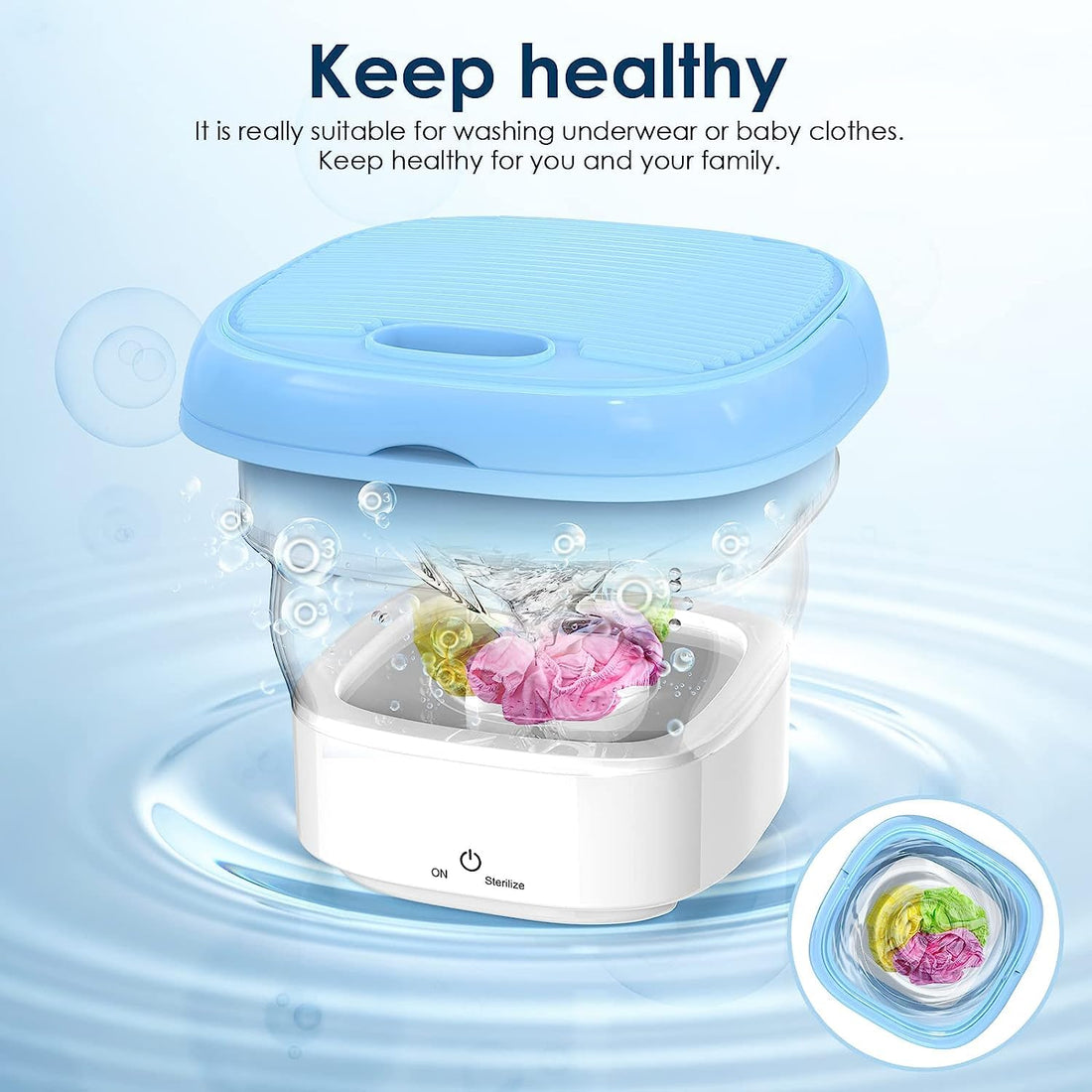 Semi-automatic Mini Folding Washing Machine with Dryer Good Quality