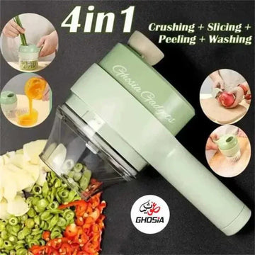 3 in 1 Handheld Electric Vegetable Cutter Set